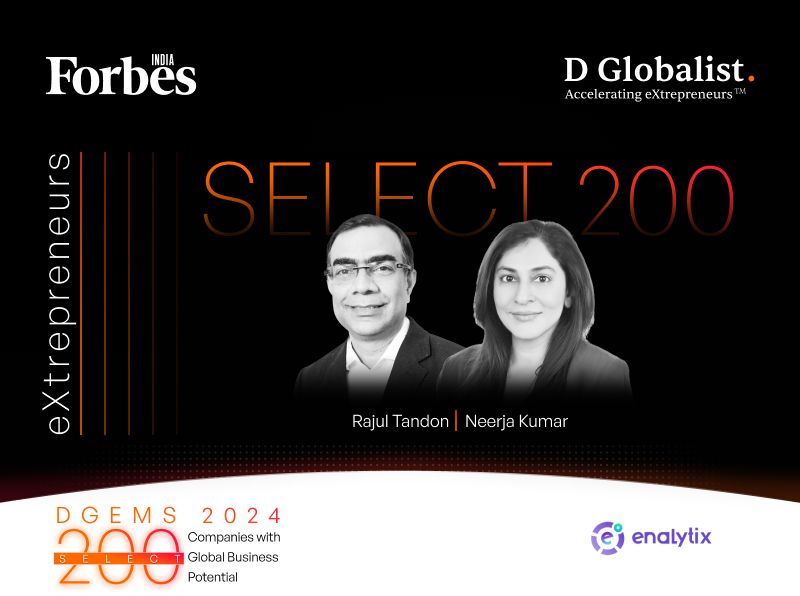 Enalytix Recognized on Forbes India’s Top 200 Companies List at DGEMS Summit 2024