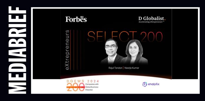 Enalytix recognized on Forbes India’s top 200 companies list at DGEMS Summit 2024